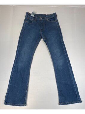 Levi's Mens Jeans 30x32 527 Bootcut Blue Denim Pants